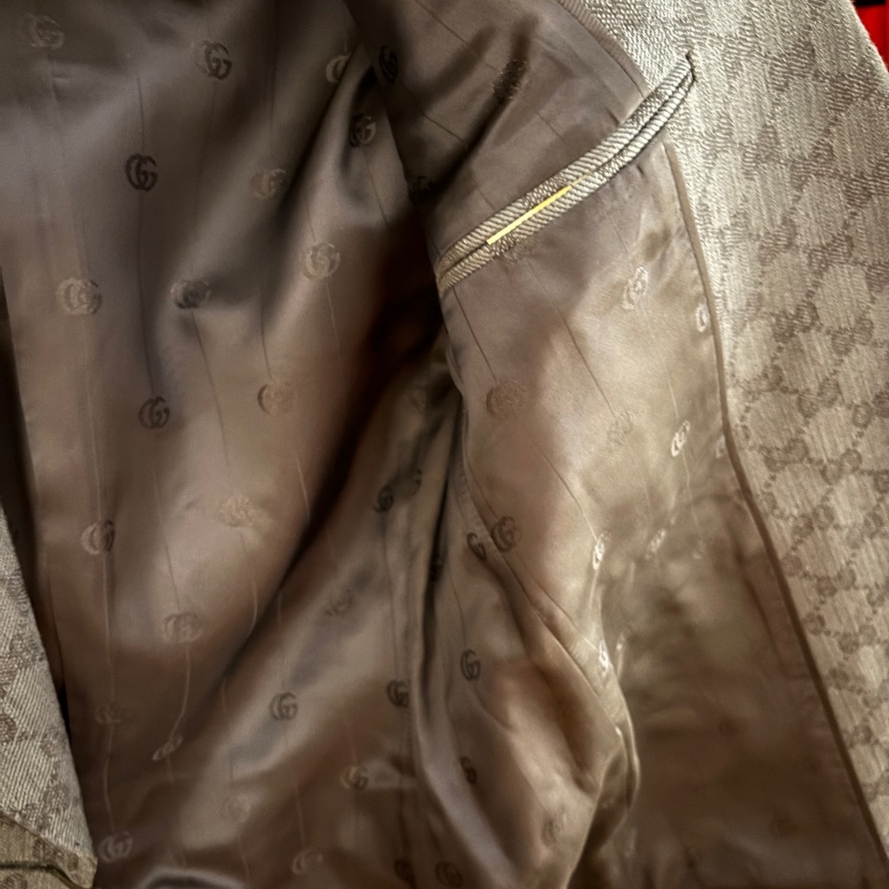 Gucci Black Patterned Blazer - Picture 3 of 10